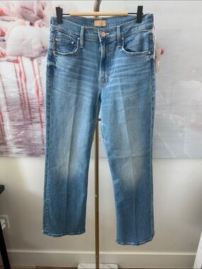 MOTHER Light Blue Straight-Leg Jeans